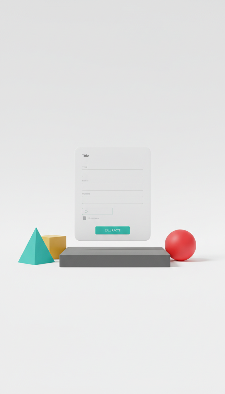 Lead Generation Form Interface